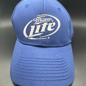 Miller Lite Embroidered Blue Baseball Cap